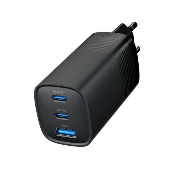 img-1-_s-61 GEMBIRD PD nabíječka 1xUSB-A 2xUSB-C 67W černá