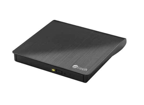 Externí DVD vypalovačka C-tech DVD-USB-AC, USB 2.0, USB A/Type C