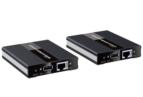 PremiumCord HDMI KVM extender s USB na 60m přes jeden kabel Cat5/6, bez zpoždění