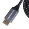 PremiumCord DisplayPort 1.4 přípojný kabel, kovové a zlacené konektory, 2m