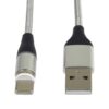 img-2-1-52 PremiumCord Magnetický micro USB a USB-C nabíjecí a datový kabel 1m, stříbrný