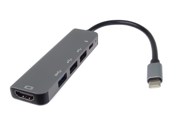img-3-1-32 PremiumCord USB-C na HDMI + USB3.0 + 2x USB2.0 + PD(power delivery) adaptér