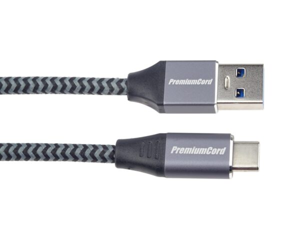 img-4-1-17 PremiumCord kabel USB-C - USB 3.0 A (USB 3.1 generation 1, 3A, 5Gbit/s) 2m oplet