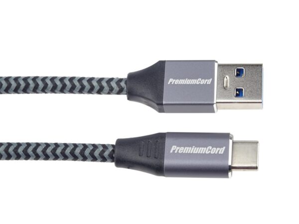 img-4-1-24 PremiumCord kabel USB-C - USB 3.0 A (USB 3.1 generation 1, 3A, 5Gbit/s) 3m oplet