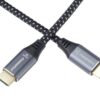 PremiumCord ULTRA HDMI 2.1 High Speed + Ethernet kabel 8K@60Hz,zlacené 1m