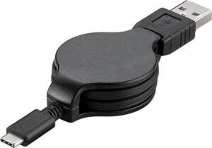 img-7-_s-5 PremiumCord Kabel USB 3.1 C/M - USB 2.0 A/M, charging a sync navíjecí kabel 1m
