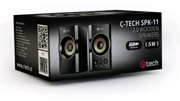 C-TECH SPK-11/Stereo/5W/Černá