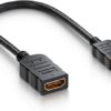 PremiumCord Flexi adaptér HDMI Typ A samice - mini HDMI Typ C samec pro ohebné zapojení