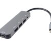 img_s-40 PremiumCord USB-C na HDMI + USB3.0 + 2x USB2.0 + PD(power delivery) adaptér