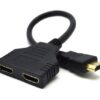 GEMBIRD HDMI splitter, pasivní, kabel, 2 cesty