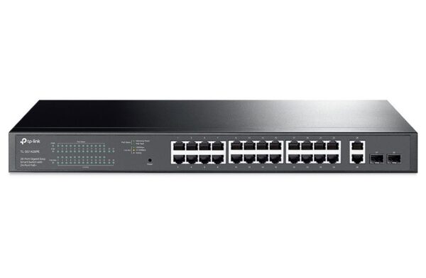 imgsti_s-3 TP-Link TL-SG1428PE 24xGb POE+ 250W,2xGb nonPOE,2xSFP rack switch