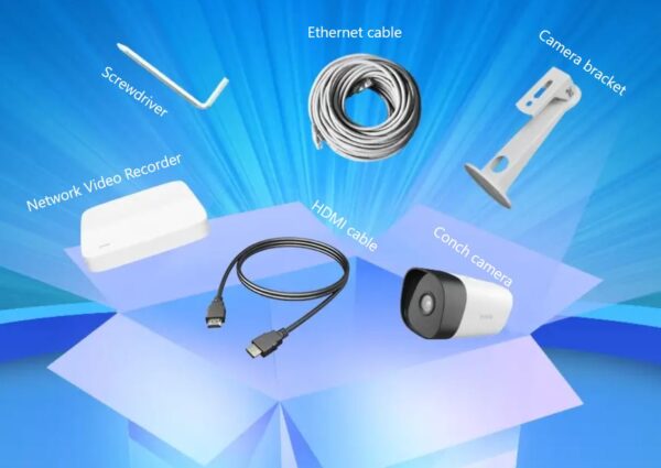 k4p4tr_accessories Tenda K4P-4TR - PoE kamerový set 4MPx, 4CH NVR + 4x IP kamera 4MPx, IP67, zvuk, web. rozhraní,CZ app