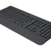 Logitech K650/Bezdrátová USB + Bluetooth/CZ-SK layout/Černá