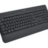 Logitech K650/Bezdrátová USB + Bluetooth/CZ-SK layout/Černá