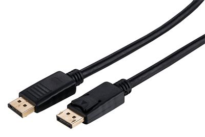 Kabel C-TECH DisplayPort 1.2, 4K@60Hz, M/M, 2m