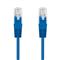 Kabel C-TECH patchcord Cat5e, UTP, modrý, 1m