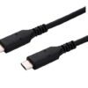 Kabel C-TECH USB 4.0, Type-C (CM/CM), PD 100W, 40Gbps, 0,5m, černý