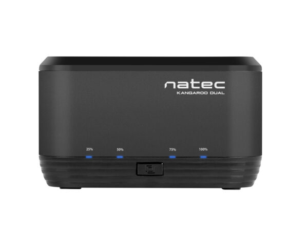 Dokovací stanice pro HDD 2,5"/3,5" USB 3.0 Natec Kangaroo Dual, funkce klonování, napájecí adaptér