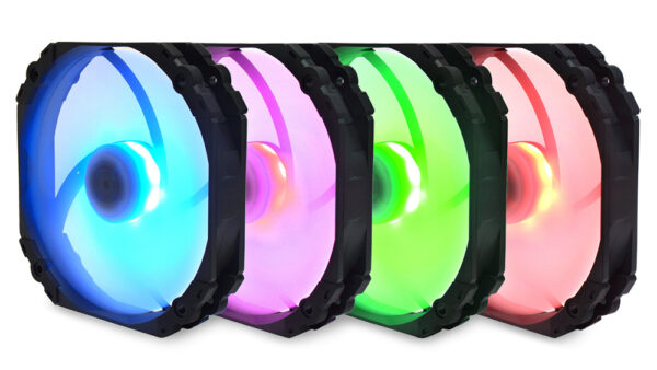 kf1425fd18r-p_4_s SCYTHE KF1425FD18R-P Kaze Flex 140 mm Round RGB PWM Fan 300-1800 rpm
