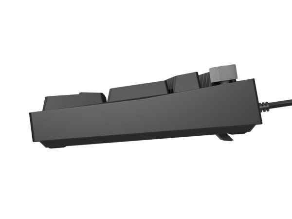 Herní mechanická klávesnice Genesis THOR 404/RGB/Gateron Yellow Pro/Drátové USB-A/US layout/Černá