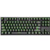 Genesis herní mechanická klávesnice THOR 404/RGB/Gateron Yellow Pro/Drátová USB/US layout/Černá