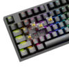 Genesis herní mechanická klávesnice THOR 404/RGB/Gateron Yellow Pro/Drátová USB/US layout/Černá