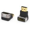 PremiumCord 8K Adaptér spojka HDMI A - HDMI A, F/M, zahnutá do pravého úhlu 90°