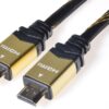 GOLD HDMI High Speed + Ethernet kabel, zlacené kon