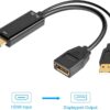 PremiumCord  adaptér HDMI to  DisplayPort  Male/Female s napájením z USB