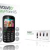 EVOLVEO EasyPhone XS, mobilní telefon pro seniory, černý
