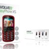 EVOLVEO EasyPhone XS, mobilní telefon pro seniory, červený