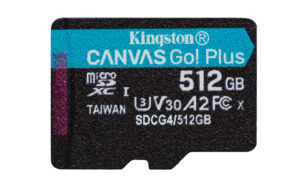 Kingston Canvas Go Plus A2/Micro SDXC/512GB/UHS-I U3 / Class 10