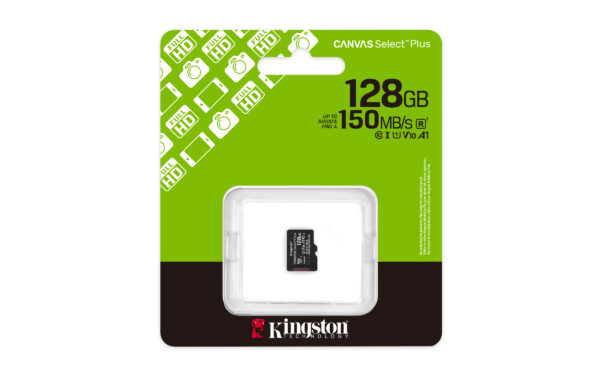 ktc-sdcs3-128gbsp-pc Kingston Canvas Select Plus/Micro SDXC/128GB/UHS-I U1 / Class 10