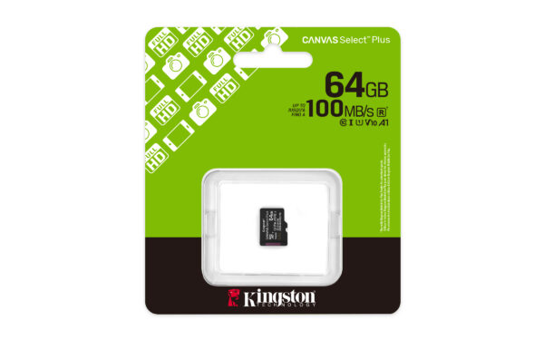 Kingston Canvas Select Plus/Micro SDXC/64GB/UHS-I U1 / Class 10