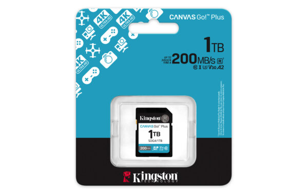 ktc-sdg4-1000gb-pc-hr Kingston Canvas Go Plus/SDXC/1TB/UHS-I U3 / Class 10