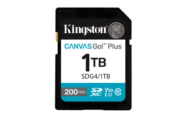 ktc-sdg4-1000gb-s-hr Kingston Canvas Go Plus/SDXC/1TB/UHS-I U3 / Class 10