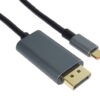 PremiumCord kabel USB-C na DisplayPort DP1.4 8K@60Hz a 4k@120Hz 2m