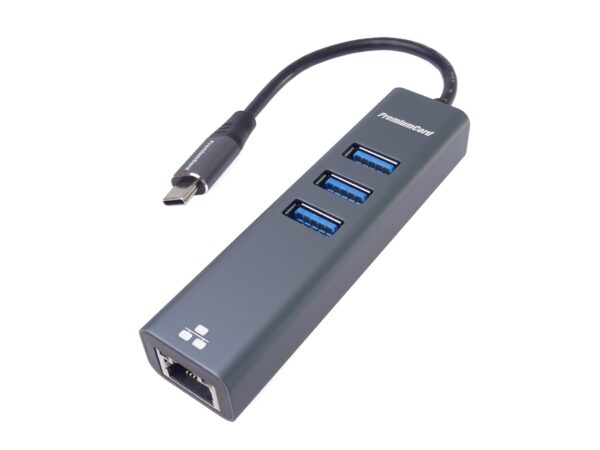 ku31ether04_1 PremiumCord Adapter USB-C na Gigabit + 3x USB 3.0