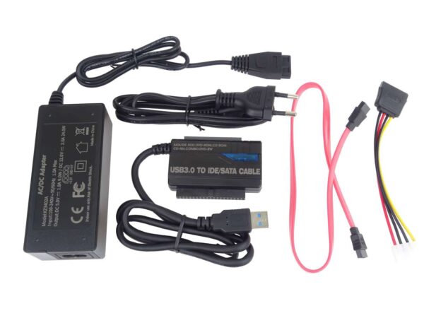 PremiumCord USB 3.0 - SATA + IDE adaptér s kabelem