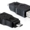 PremiumCord USB redukce A/female-MicroUSB/male