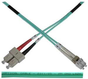 lc-sc-1 Optický patch kabel duplex LC-SC 50/125 MM 1m OM3