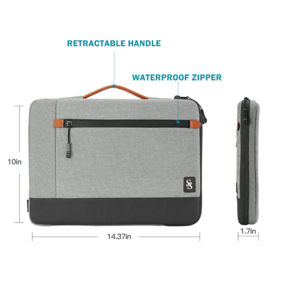 light-grey-02-1 Seine Scene Taška na notebook Seine Scene Dijon sleeve 16" - šedá