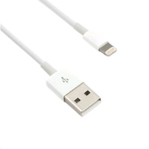 lightning-white_s-1 Kabel C-TECH USB 2.0 Lightning (IP5 a vyšší) nabíjecí a synchronizační kabel, 2m, bílý
