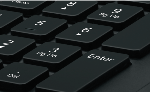 Logitech K280e/Drátová USB/US layout/Černá