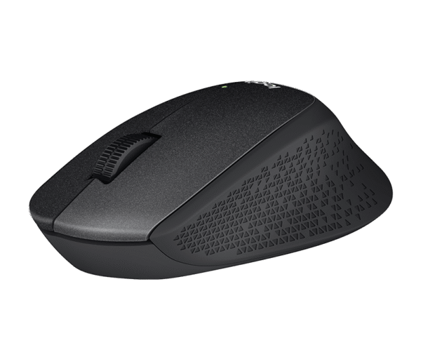 Logitech M330/Kancelářská/Optická/Pro praváky/1 000 DPI/Bezdrátová USB/Černá
