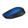 Logitech M171/Kancelářská/Optická/1 000 DPI/Bezdrátová USB/Černá-modrá