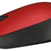 Logitech M171/Kancelářská/Optická/1 000 DPI/Bezdrátová USB/Černá-červená