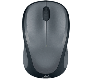 m235-grey Logitech M235/Cestovní/Optická/1 000 DPI/Bezdrátová USB/Šedá