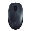 Logitech M90/Kancelářská/Optická/1 000 DPI/Drátová USB/Černá