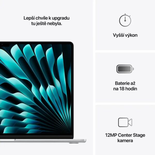 Apple MacBook Air 15"/M4/15,3"/2880x1864/24GB/512GB SSD/M4/Sequoia/Silver/1R